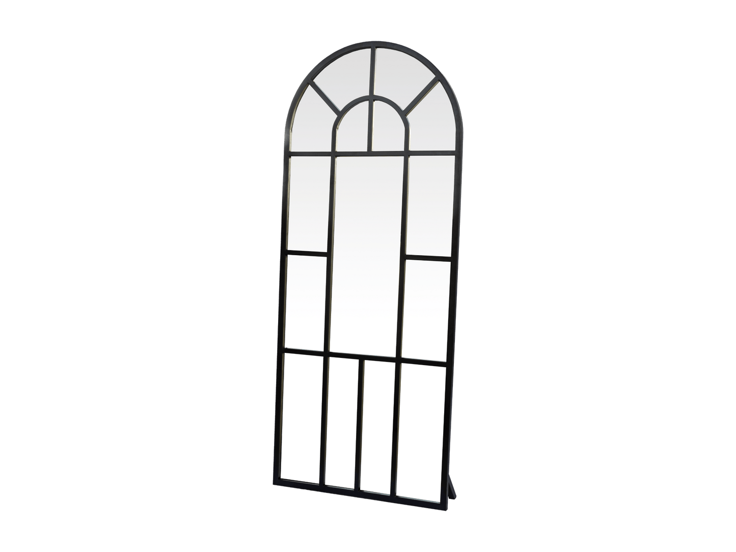 Antique arched mirror