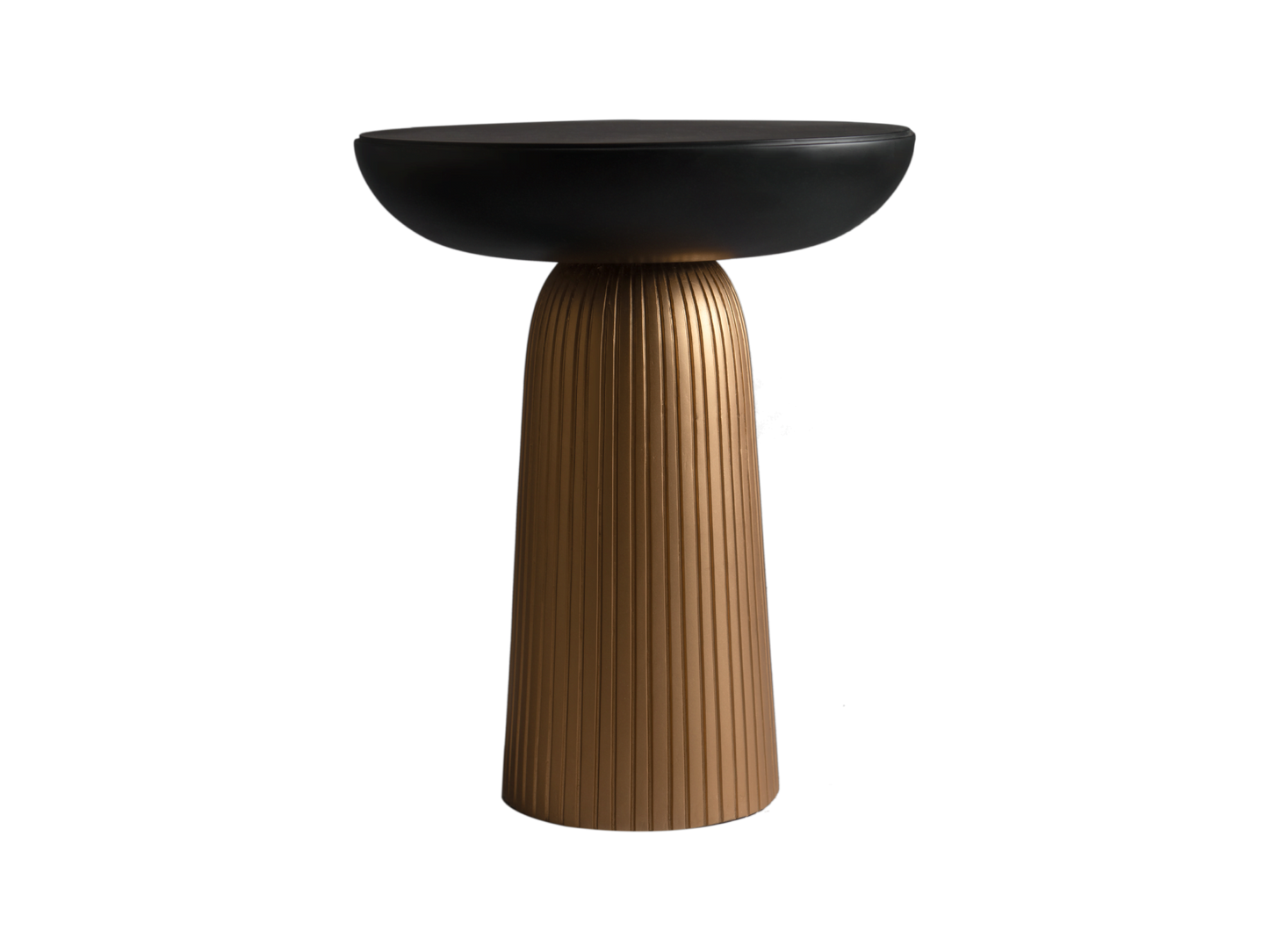 Lunar elegance accent table