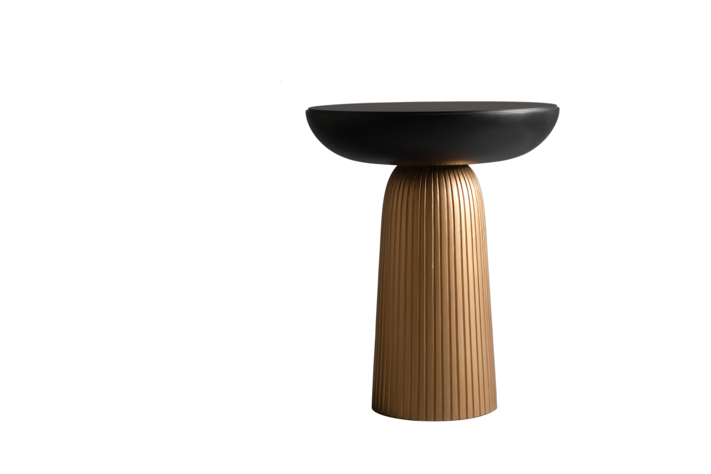 Lunar elegance accent table